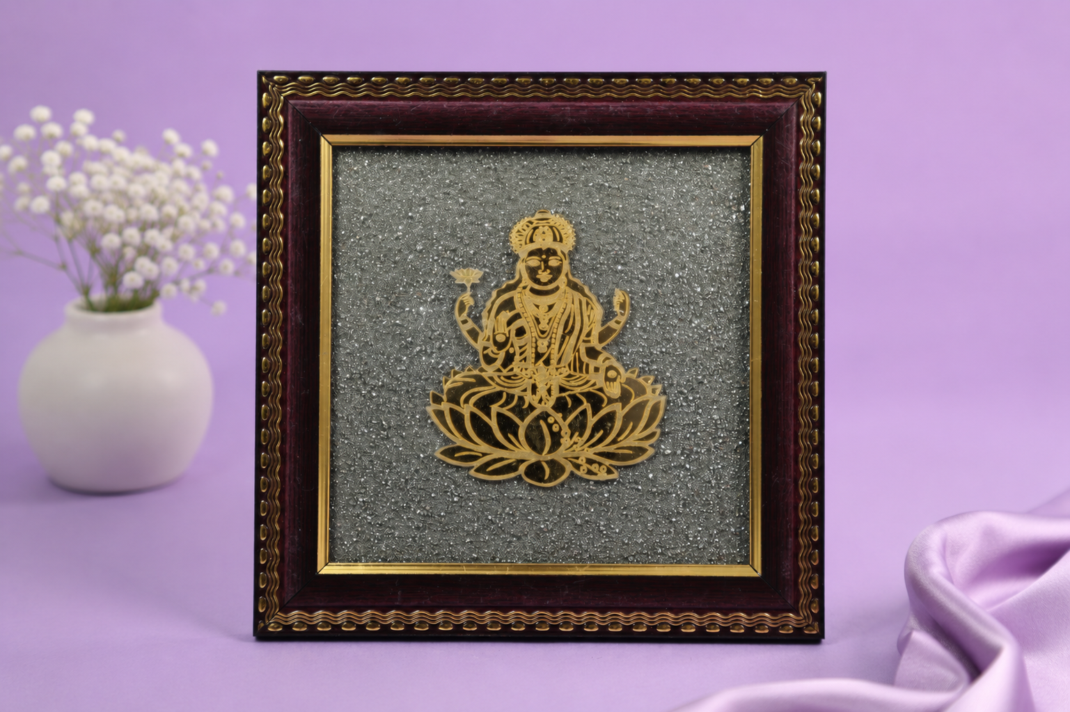 Mahalaxmi Prosperity Pyrite Wall Frame