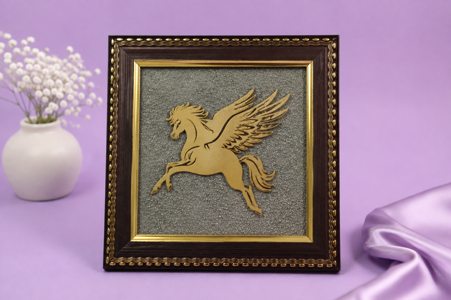 Pegasus Success & Freedom Pyrite Wall Frame