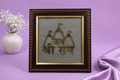 Jai Shri Ram Temple Spiritual Pyrite Wall Frame