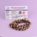 Natural Karungali (Ebony) & 5 Mukhi Rudraksha Bracelet