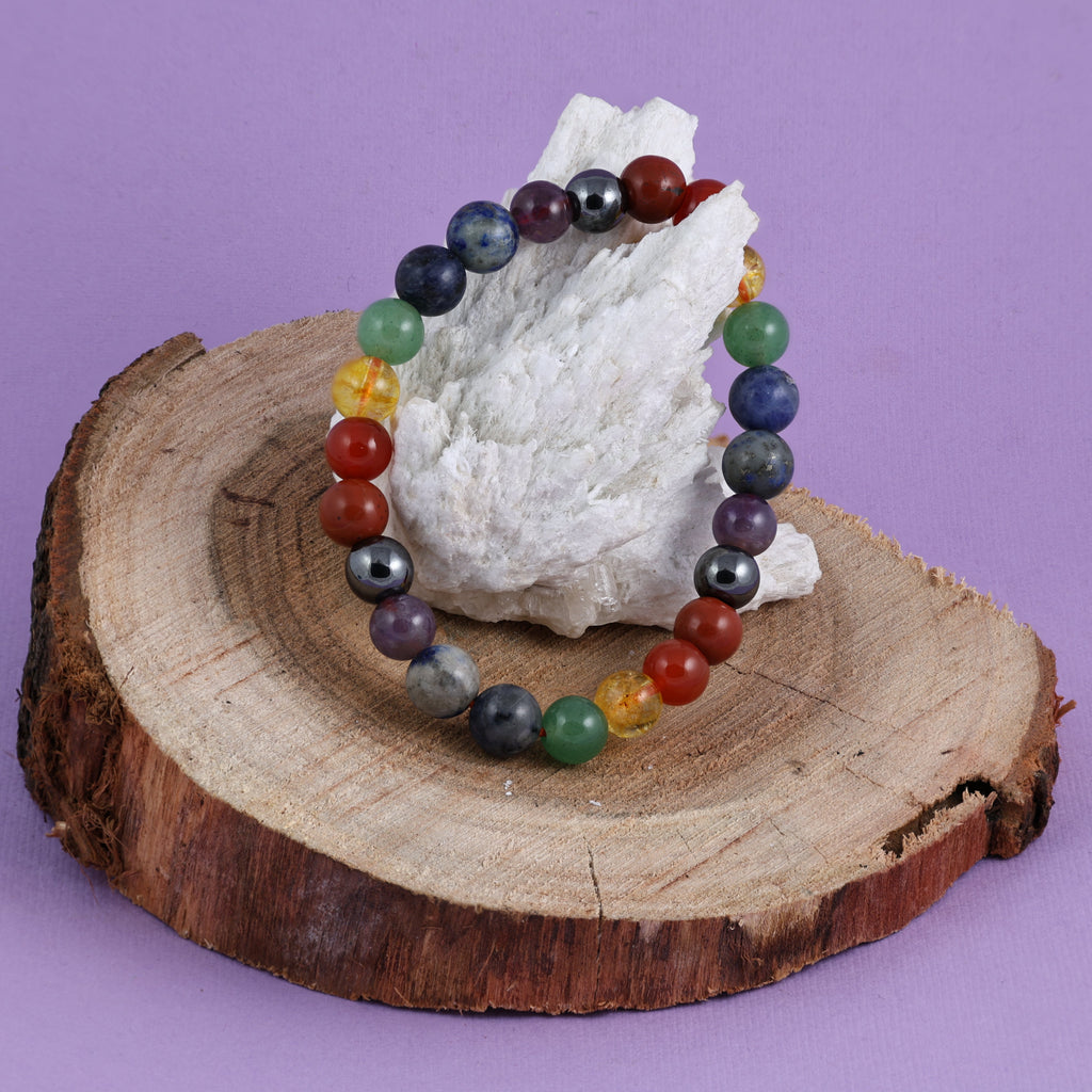 Natural Seven Chakra Bracelet