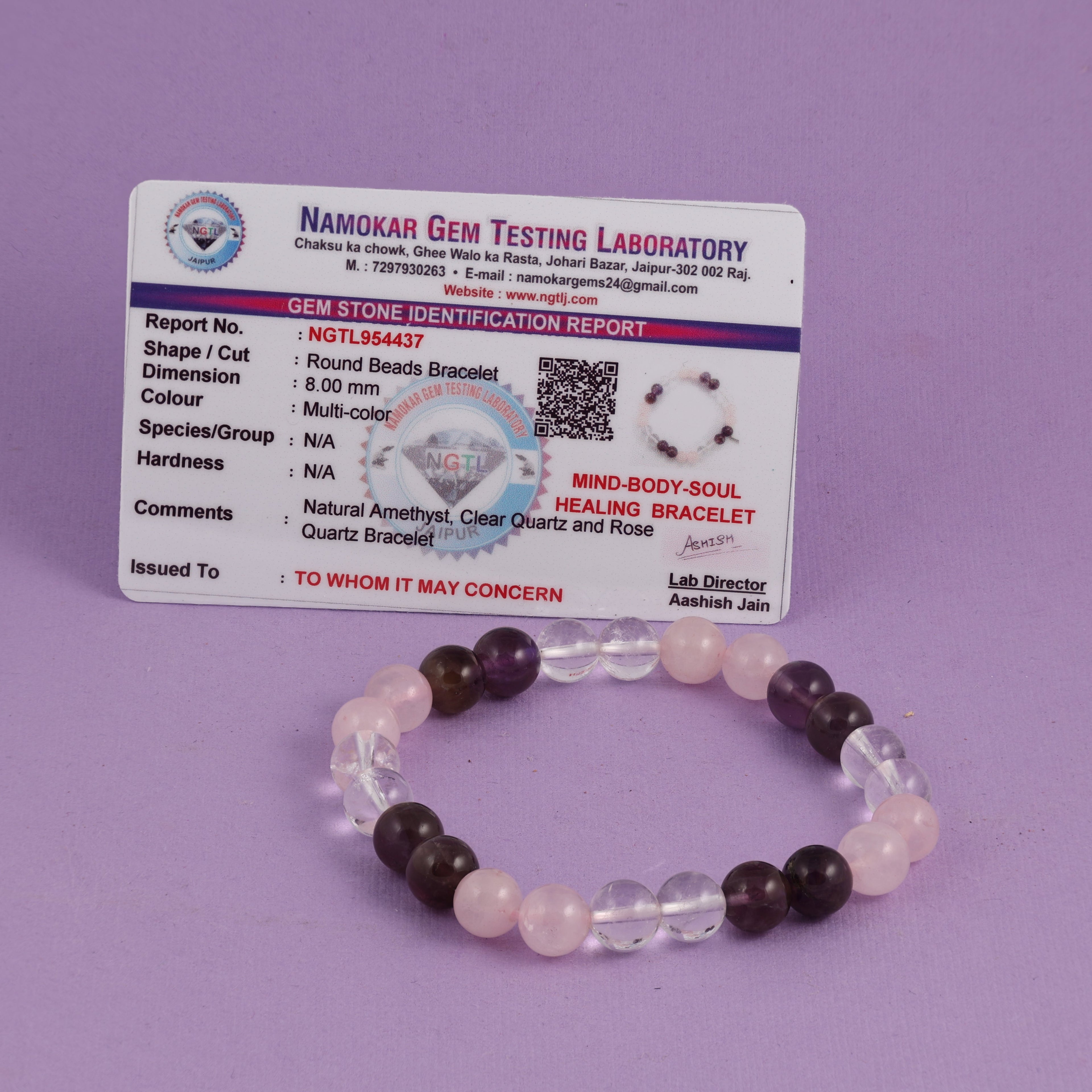 Mind Body Soul Healing Bracelet
