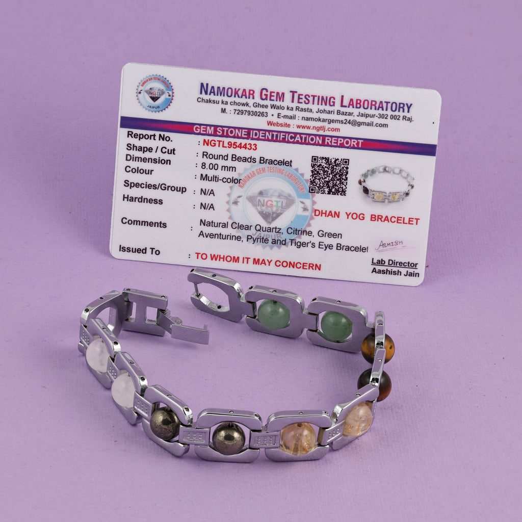 Metal Link Dhan Yog Bracelet