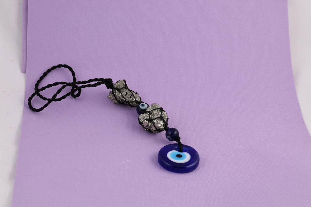 Pyrite Evil Eye Protection Hanging