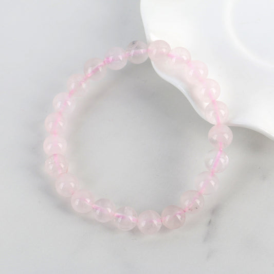 Rose Quartz in Round Beads