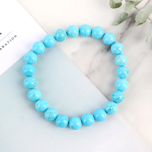 Turquoise Bracelet in Round Beads