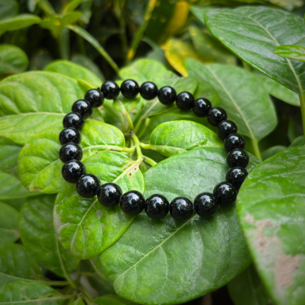 BLACK TOURMALINE 8MM BRACELET Large