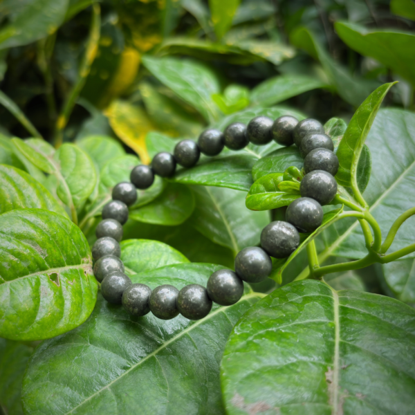 NATURAL PYRITE 8MM BRACELET Large