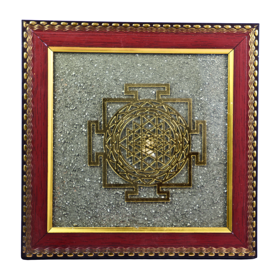 Selenite Vyapar Vriddhi Yantra Charging Plate